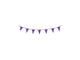 Ligne drapeau Haza 10m violet