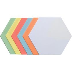 Cartes de présentation nid d'abeille 16,5x19cm assorties
