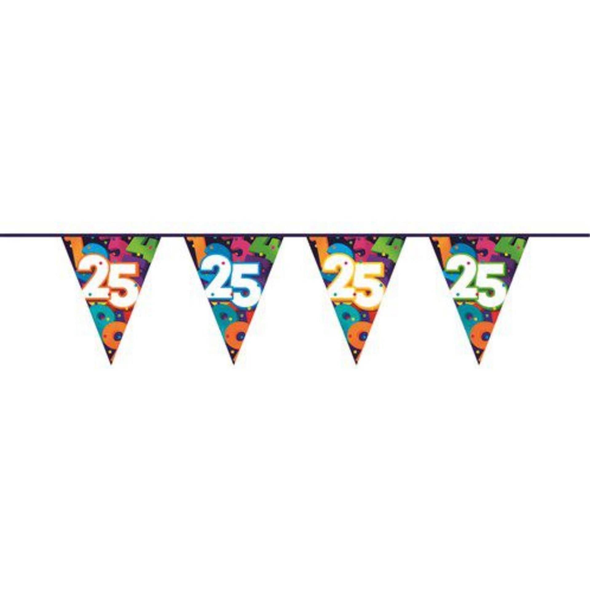 Ligne de drapeau Haza 10mtr chiffres 25 ans