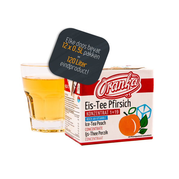 Thé glacé Oranka pêche (12x 500ml)