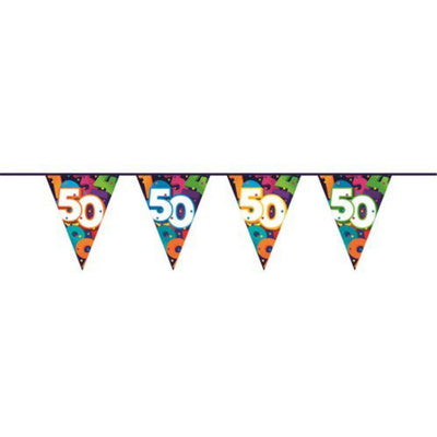 Ligne de drapeau Haza 10mtr chiffres 50 ans