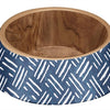 Tarhong Food Bowl Dog Oasis Melamine Indigo Bleu