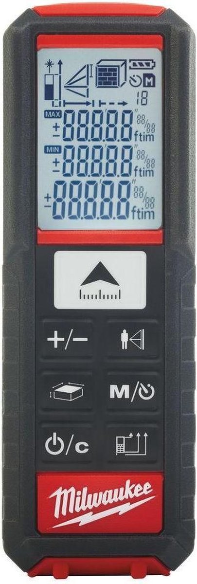 Milwaukee milw main laser distance mtr, plage de mesure 0 - 50 m, précision 1,5 mm