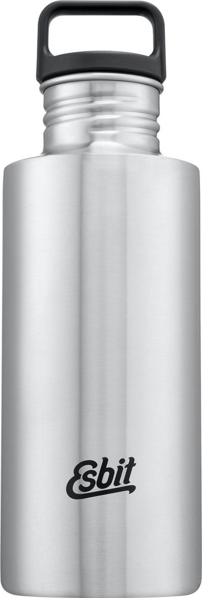 Bouteille d'eau sculpteur Esbit - 750 ml - argent - gourde en acier inoxydable - bouchon à boucle