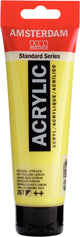 Peinture acrylique série standard Amsterdam tube 120 ml jaune azo citron 267
