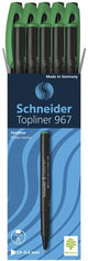 Instruments d'écriture Schneider Schneider fineliner - topliner 967 - 0,4 mm - vert - boîte de 10 pièces - s-9674