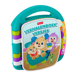 Fisher-Price apprend des versets amusants d'un livre d'histoires - livre musical avec lumières et sons