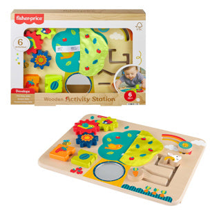 Planche d'activités en bois Fisher Price