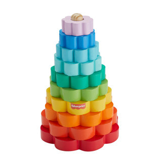 Empileur d'anneaux en bois Fisher Price | 2 pièces