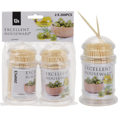 Excellent ensemble de bâtons à cocktail d'articles ménagers 2x200 pièces