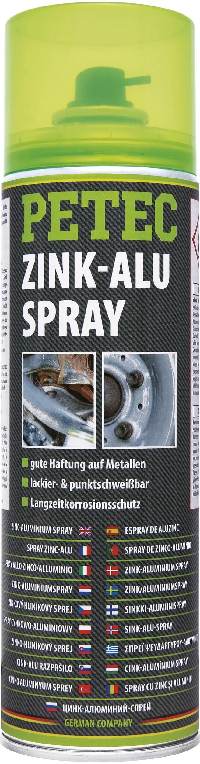 Pulvérisation de zinc-aluminium 500 m