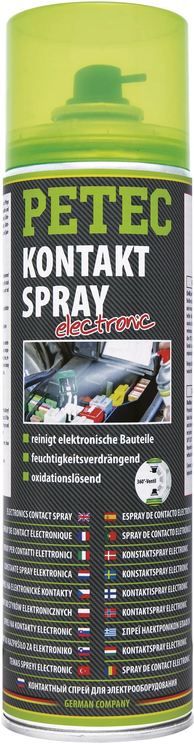 Spray de contact Petec 500 ml