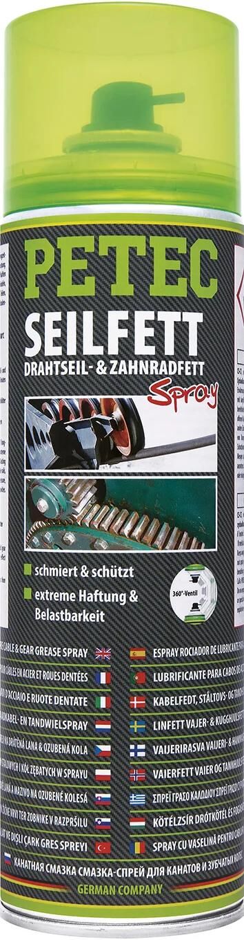 Spray à graisse de corde Petec 500 ml
