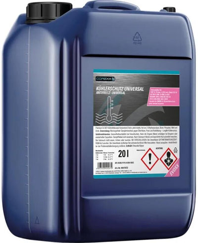 Corexx produit de protection radiateur uni evoxx antigel 20 l universel evoxx