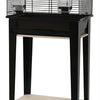 Zolux Bird Cage Chic Loft avec meuble noir