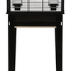 Zolux Bird Cage Chic Loft avec meuble noir