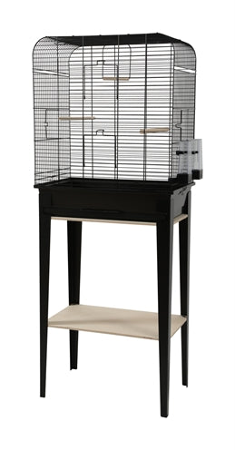 Zolux Birdcage loft chic avec mobilier noir