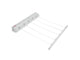 Ligne de séchage à rouleaux Metaltex Portofino 21m blanc