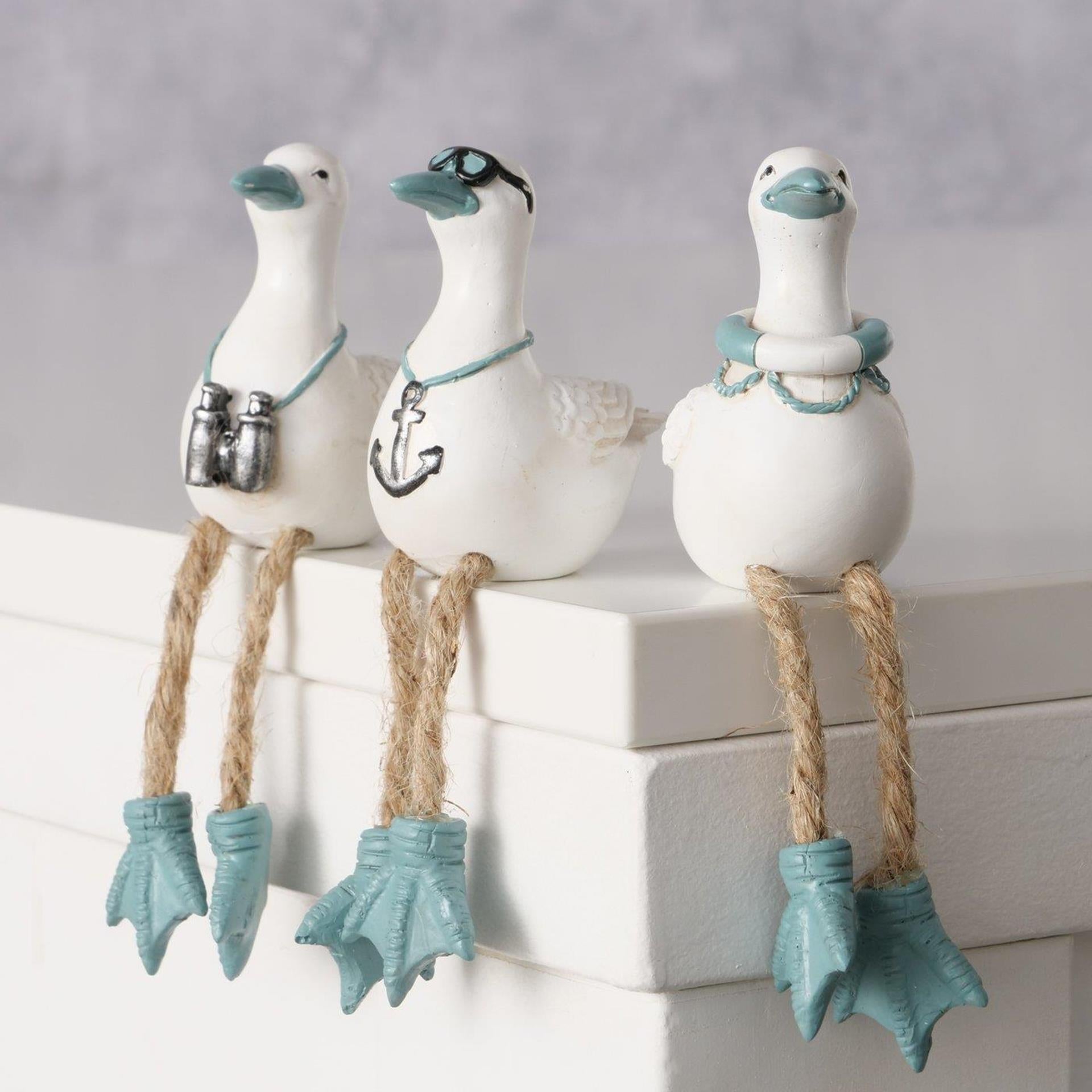 Boltze home pattes pendantes mouette 8x13cm