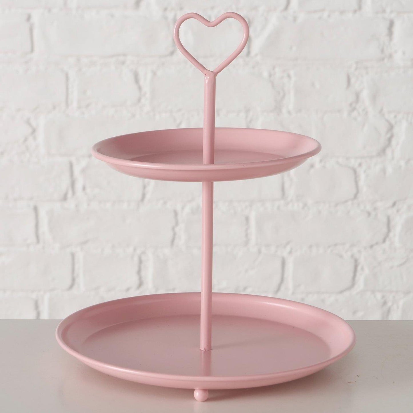 Boltze home etagère rose ø21xh25cm