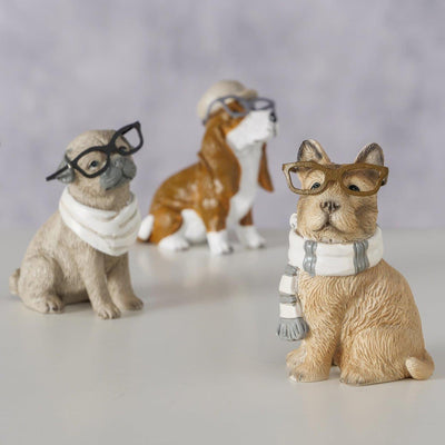 Boltze maison figurine chien 5x3,7x6,5cm