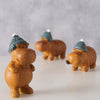 Boltze maison figurine hippopotame 4x3,5x6,5cm