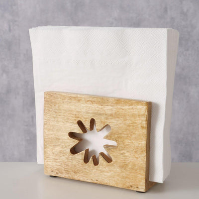 Boltze home porte-serviettes mangue h10,5cm