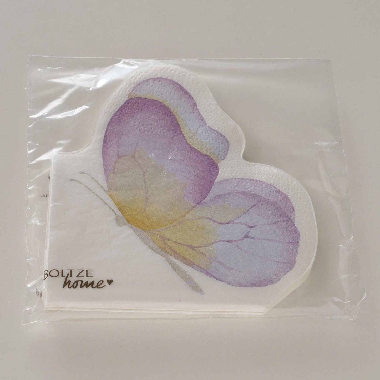 Boltze home serviettes papillon 16x15cm