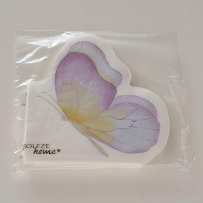 Boltze home serviettes papillon 16x15cm