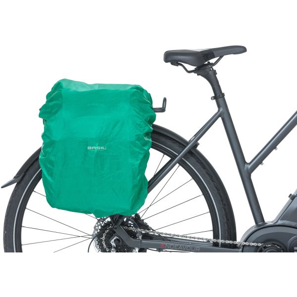 Basildiscovery365D sacoche double pour vélo noir melee