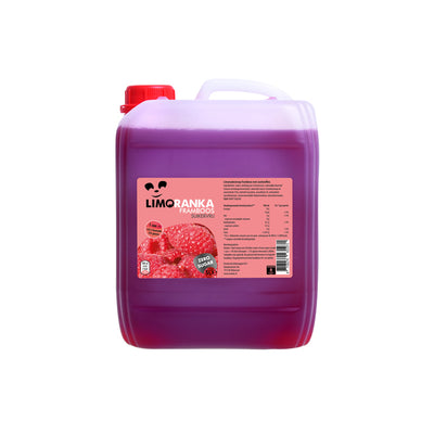 Oranka lim sirop framboise sans sucre (5 ltr)