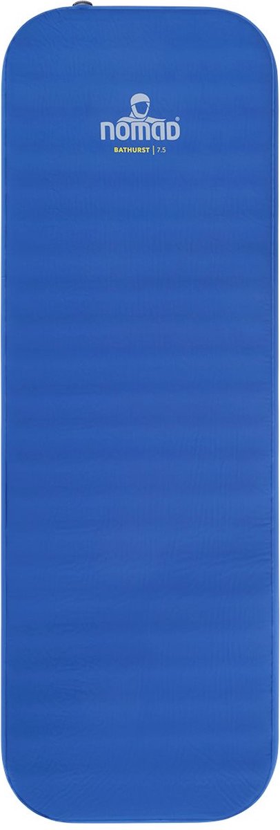 Matelas de couchage Nomad ® bathurst 7.5 autogonflant | 198x68 | 7,5 cm d'épaisseur | bleu | léger | camping confort | avec housse
