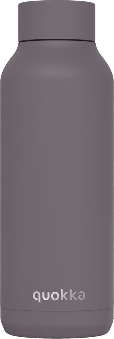 Quokka gourde en acier inoxydable gris massif 510 ml