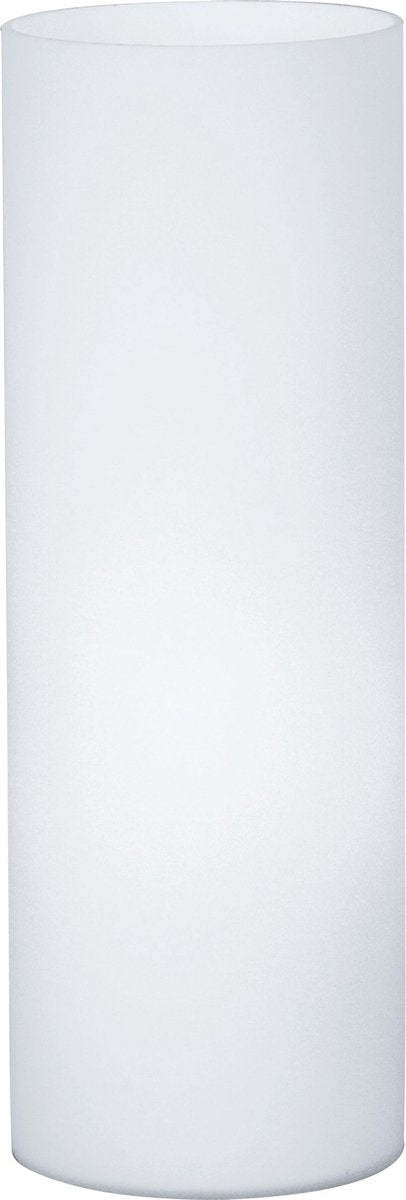 Lampe de table Eglo géo - e27 - 35 cm - blanc