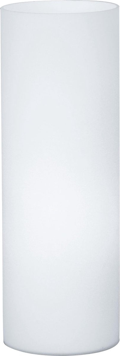 Lampe de table Eglo géo - e27 - 35 cm - blanc
