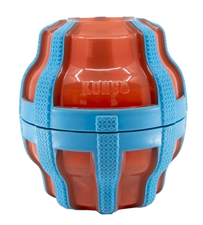 Kong Treat Spinner Feed Snack Dispensateur Orange Bleu