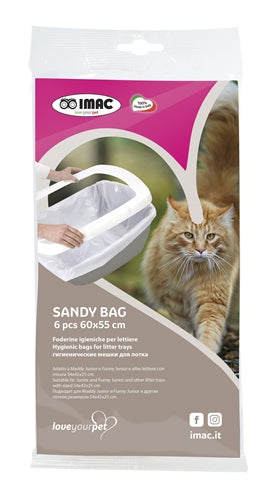 Sac de cuisson de chats iMac Sandy pour litière 62x46x30 cm