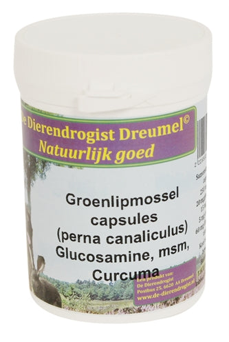 Animal Drogiste Green -lip Moss avec de la glucosamine MSM Curcuma