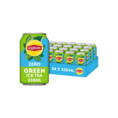 Lipton thé glacé vert zéro canette (24x 33cl)