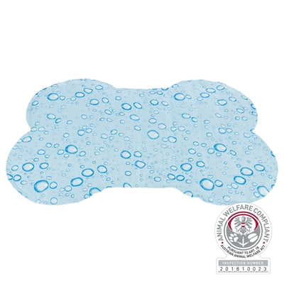Tapis de refroidissement Trixie bone light blue