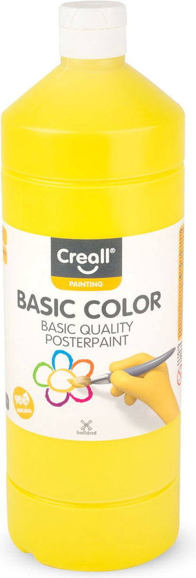 Creall School Paint Jaune, 1 litre
