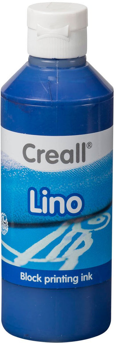 Creall lino blockprint peinture bleu foncé, 250 ml