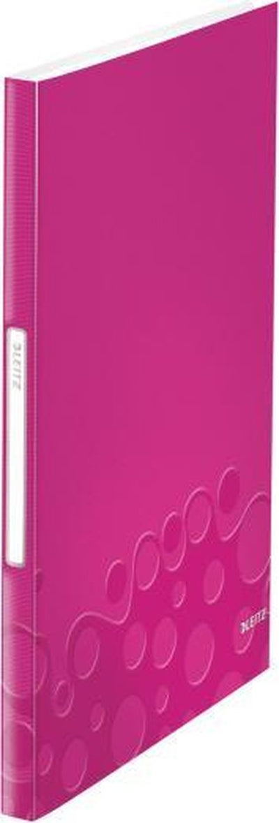 Album Leitz wow show - a4 - 40 couvertures - rose