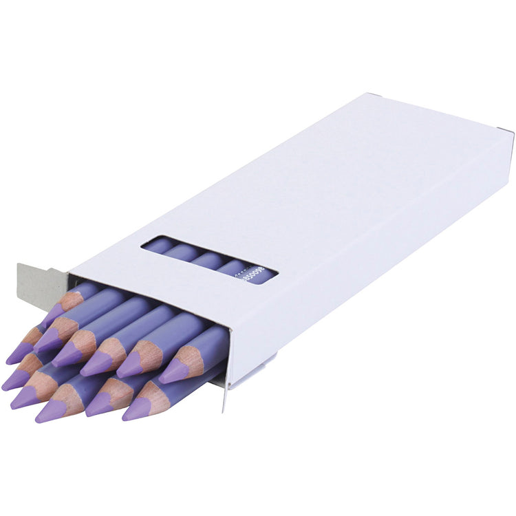 Crayon de couleur Edu3 edu jumbo, épaisseur 10 mm, mine 6,25 mm, violet clair, 12 pièces 1 boîte