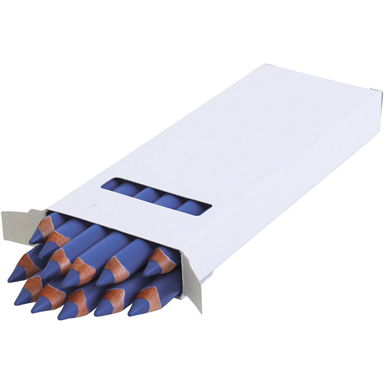 Edu3 edu jumbo couleur potlood, dikte 10 mm, vulling 6,25 mm, bleu, 12 pièces 1 porte