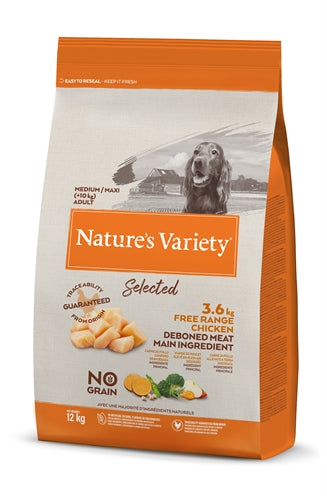 Natures Variété sélectionnée Adulte Medium Free Range Poulet