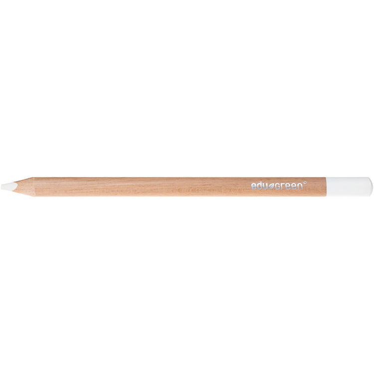 EDU3 crayons de couleur jumbo Edu3, remplissage de 5 mm, blanc, 10 pièces 1 boîte