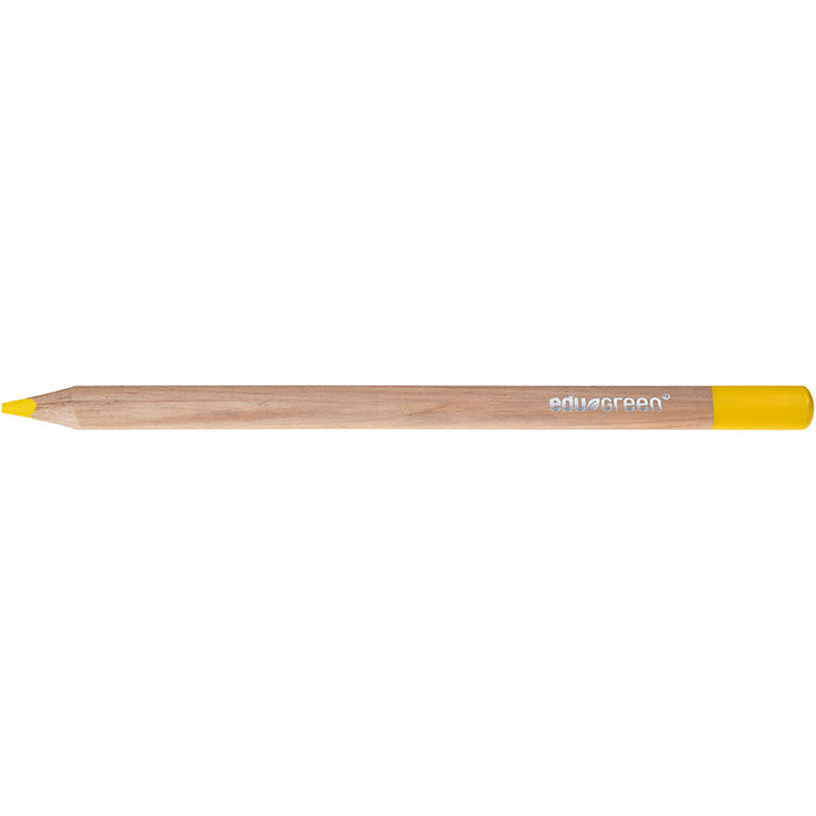 EDU3 crayons de couleur jumbo Edu3, remplissage de 5 mm, jaune, 10 pièces 1 boîte