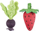 Trixie Play Ball Set Beet Beet Strawberry Wood Loofah