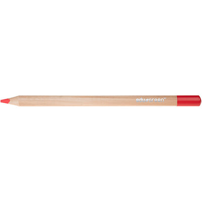 EDU3 crayons de couleur jumbo Edu3, remplissage de 5 mm, rouge, 10 pièces 1 boîte